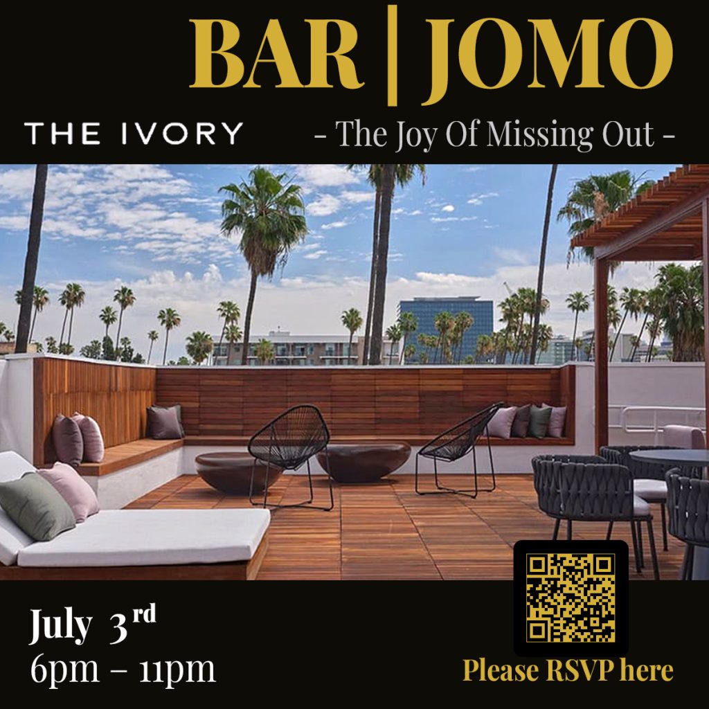 Bar JOMO Pop-up at The IVORY Hotel